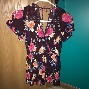 Floral romper